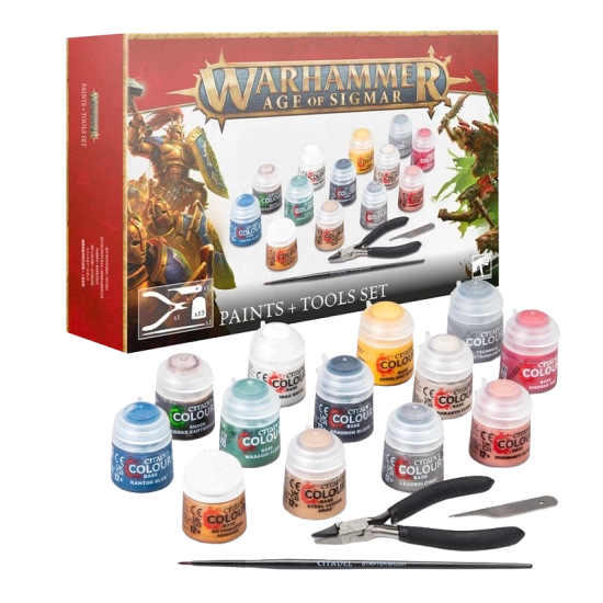 Warhammer Age of Sigmar - Set Colori + Attrezzi Warhammer Colour | ...