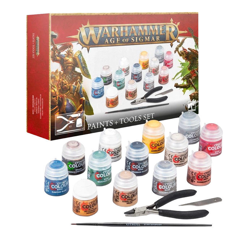Warhammer Age of Sigmar - Set Colori + Attrezzi Warhammer Colour | ...