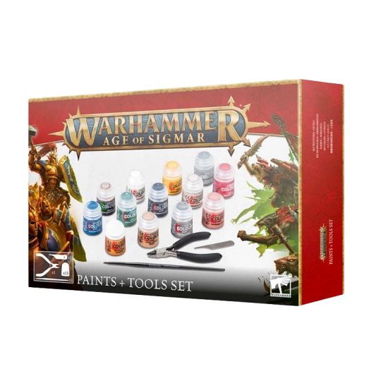 Warhammer Age of Sigmar - Set Colori + Attrezzi Warhammer Colour | ...