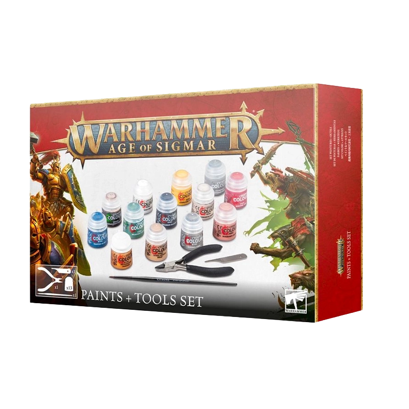 Warhammer Age of Sigmar - Set Colori + Attrezzi Warhammer Colour | ...