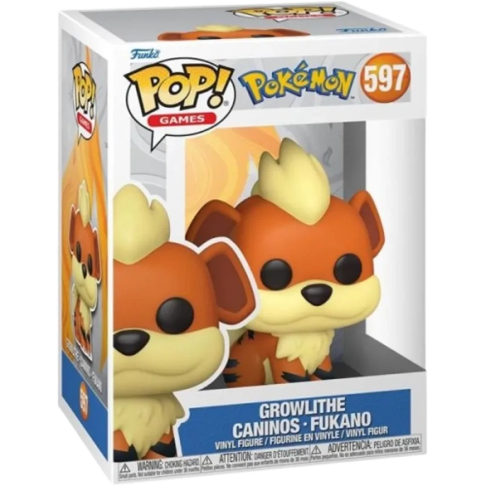 Funko Pop! - Pokemon - Growlithe - Numero 597 - FUNKO POP! FUNKO!  ...