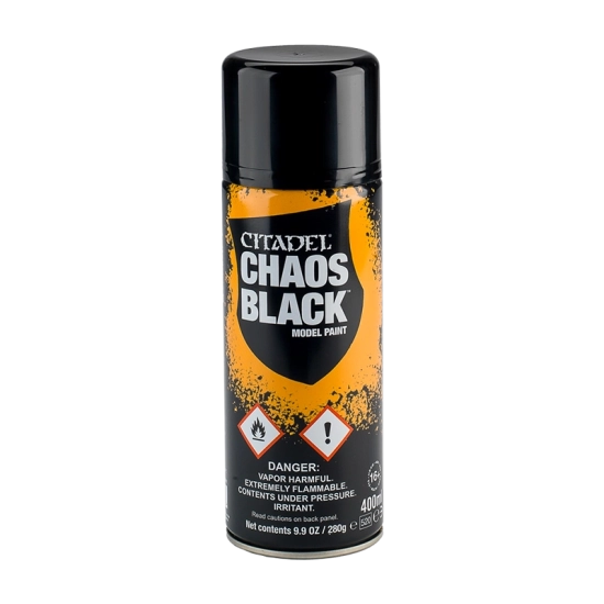 Primer: Chaos Black Warhammer Colour | La Taverna del Gufo