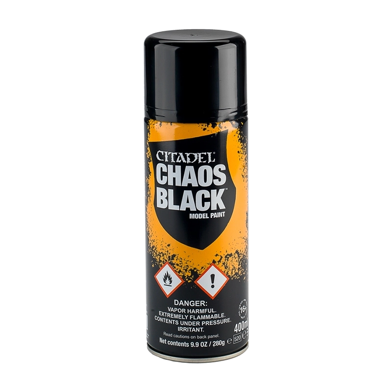 Primer: Chaos Black Warhammer Colour | La Taverna del Gufo