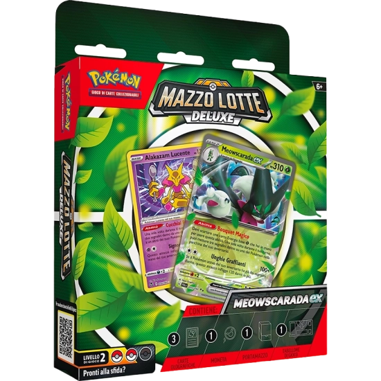 Pokémon - Mazzo Lotte Deluxe Meowscarada-ex - Carte Collezionabili ...