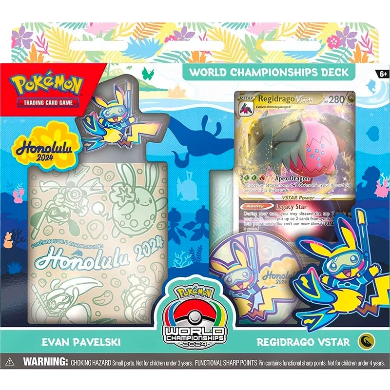 Pokémon - Mazzo dei Campionati Mondiali 2024: Evan Pavelski - Regid...