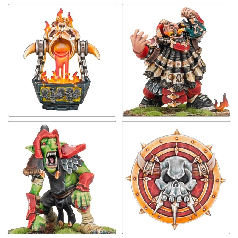 Chaos Dwarf Blood Bowl Team Games Workshop | La Taverna del Gufo
