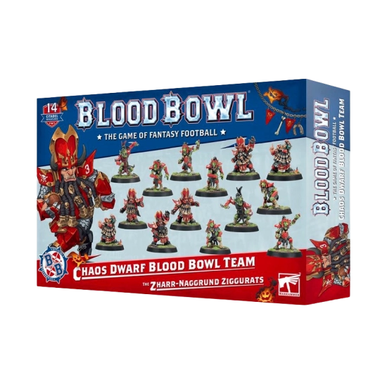 Chaos Dwarf Blood Bowl Team Games Workshop | La Taverna del Gufo