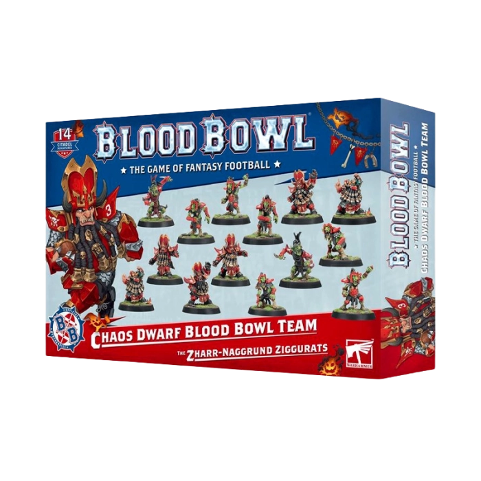 Chaos Dwarf Blood Bowl Team Games Workshop | La Taverna del Gufo
