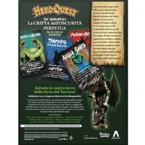 HeroQuest - La Cripta dell Oscurita Perpetua - Giochi da Tavolo Has...