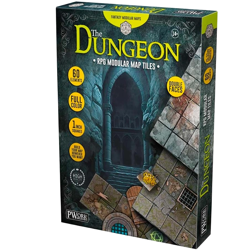 The Dungeon - RPG Modular Map Tiles PWork Wargames | La Taverna del...