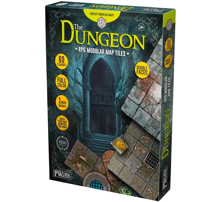 The Dungeon - RPG Modular Map Tiles PWork Wargames | La Taverna del...