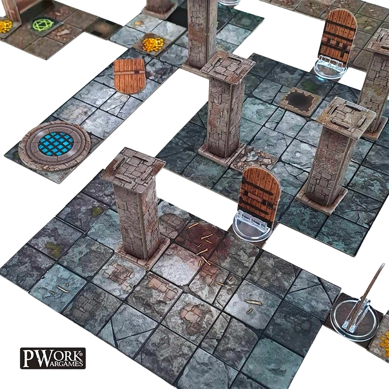 The Dungeon - RPG Modular Map Tiles PWork Wargames | La Taverna del...