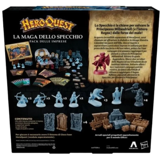 HeroQuest - La Maga dello Specchio - Giochi da Tavolo Hasbro  | La ...