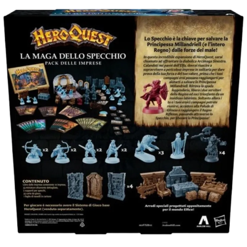 HeroQuest - La Maga dello Specchio - Giochi da Tavolo Hasbro  | La ...