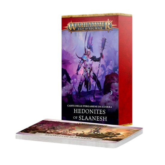 Warscroll Cards: Hedonites of Slaanesh (ITA) Games Workshop | La Ta...