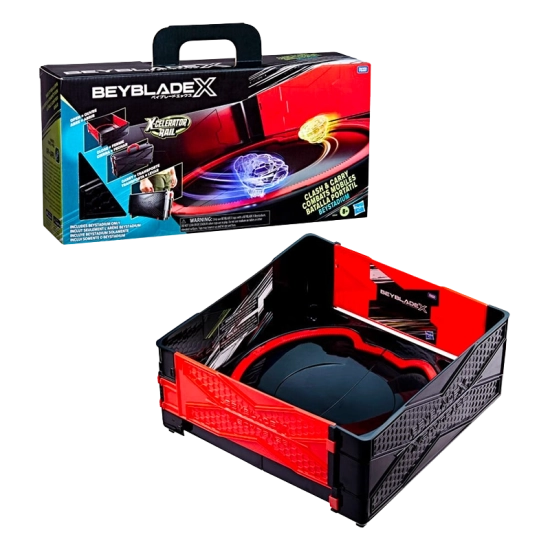 Beyblade X - Clash & Carry Beystadium - Beyblade Hasbro  | La Taver...