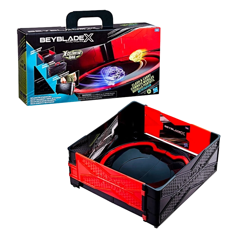 Beyblade X - Clash & Carry Beystadium - Beyblade Hasbro  | La Taver...