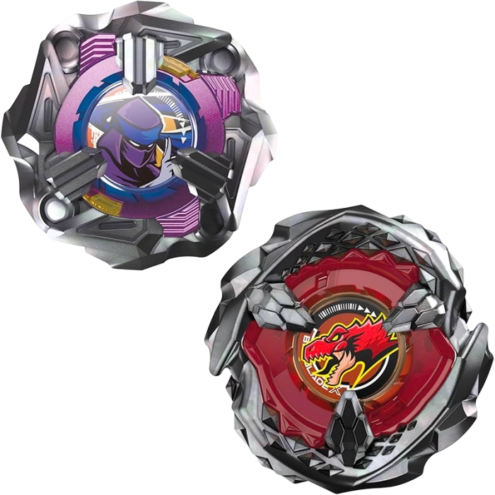 Beyblade X - Dual Pack - Beat Tyranno / Knife Shinobi Hasbro | La T...