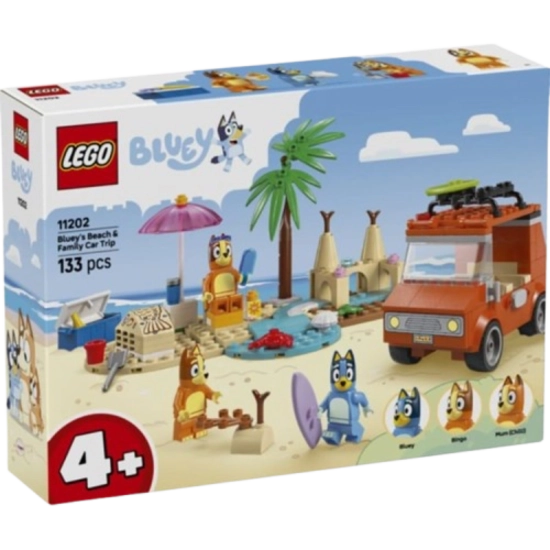 LEGO® Bluey - Vacanza sulla Spiaggia della Famiglia di Bluey - LEGO...