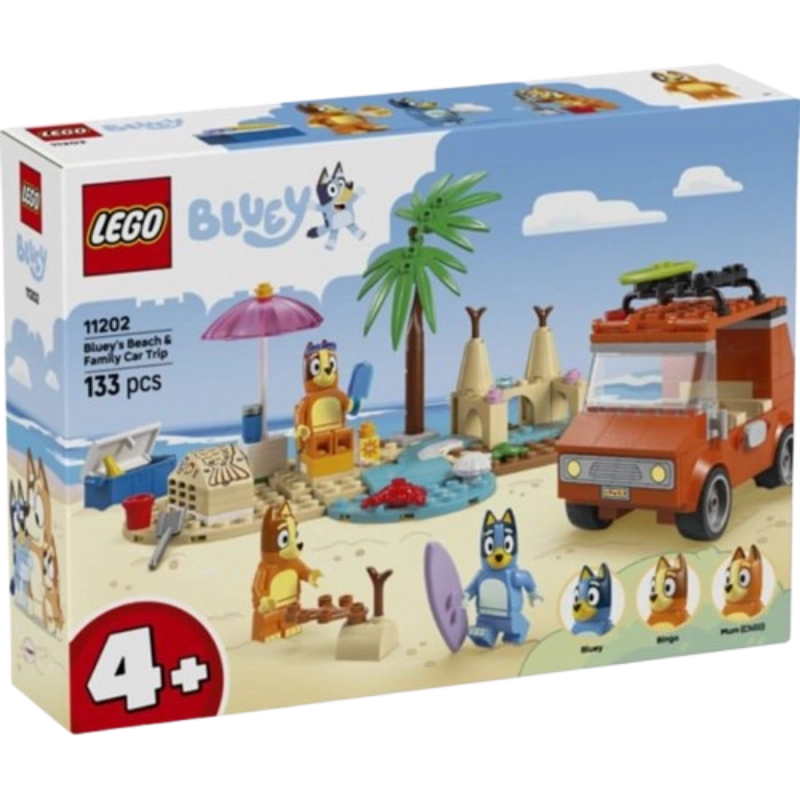 LEGO® Bluey - Vacanza sulla Spiaggia della Famiglia di Bluey - LEGO...