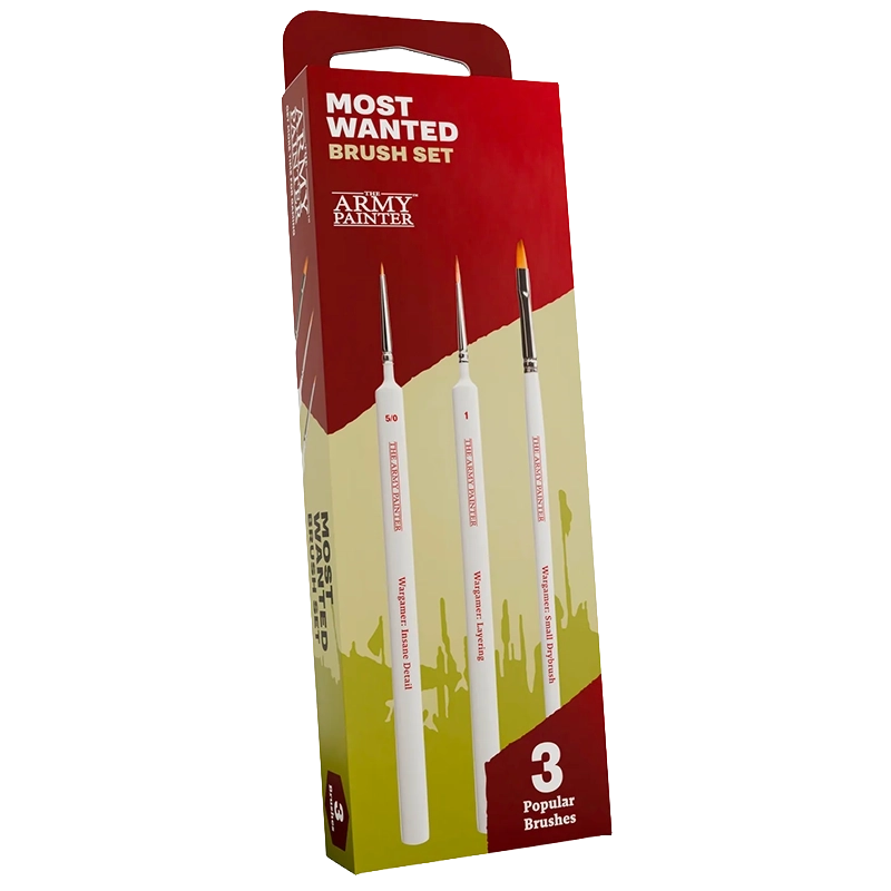 Most Wanted Brush Set - Modellismo The Army Painter  | La Taverna d...