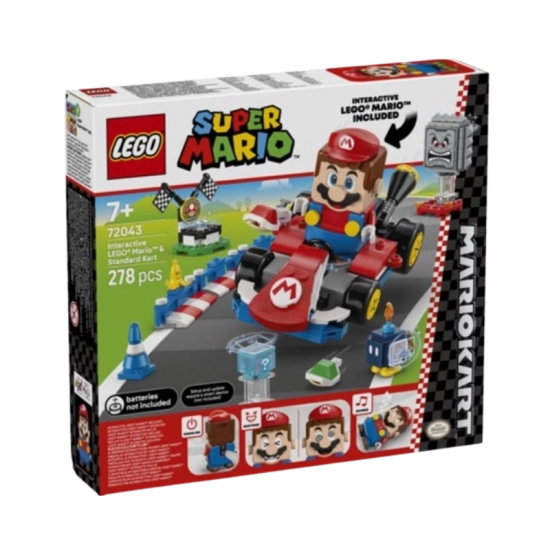 LEGO® Super Mario Kart - Mario Interattivo e Kart Standard LEGO | L...