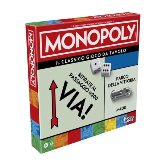 Monopoly Classico - Scatola Quadrata - Giochi da Tavolo Hasbro  | L...