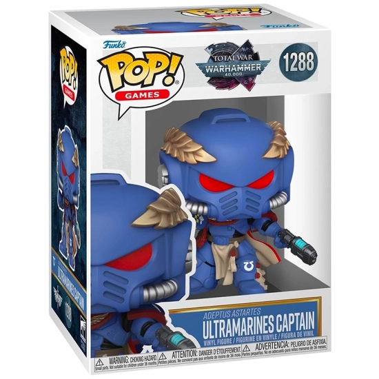 Funko Pop! - Warhammer 40k - Ultramarines Captain - Numero 1288 FUN...