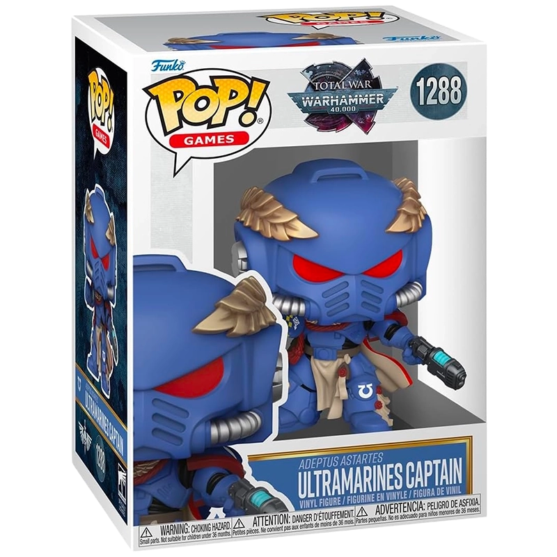 Funko Pop! - Warhammer 40k - Ultramarines Captain - Numero 1288 FUN...