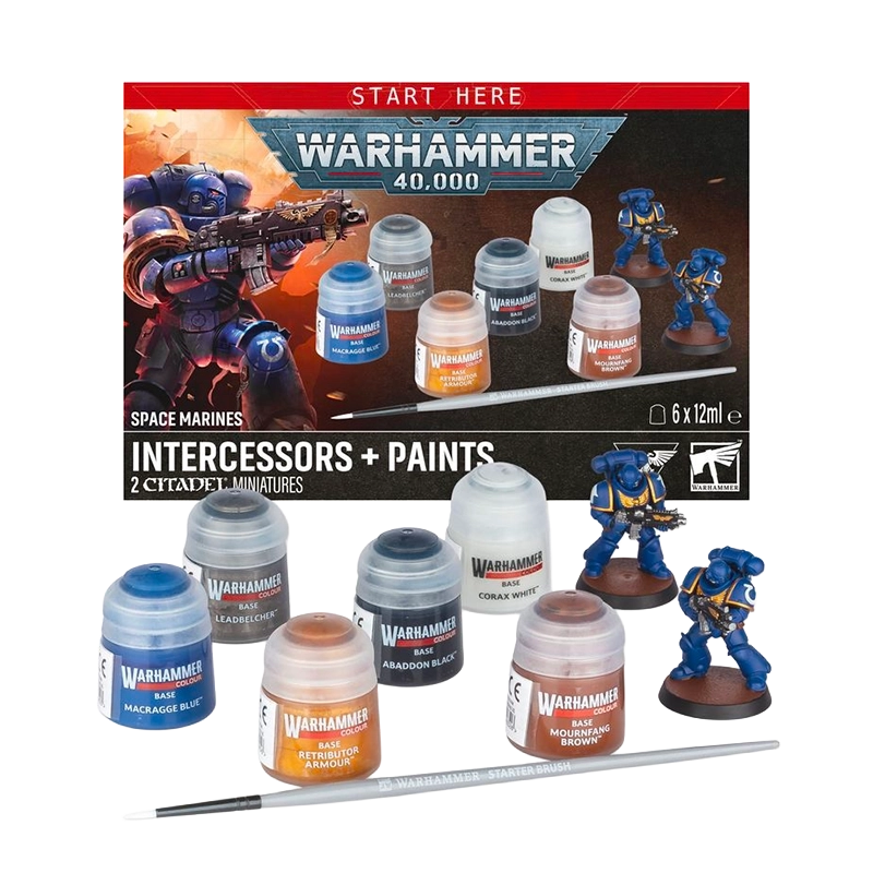 Space Marines: Intercessor + Colori Games Workshop | La Taverna del...