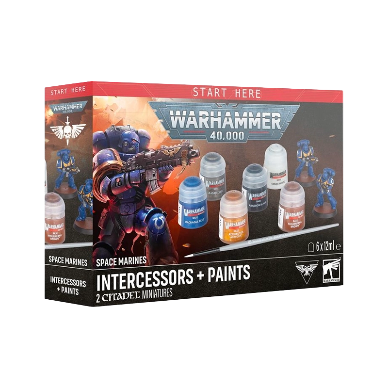 Space Marines: Intercessor + Colori Games Workshop | La Taverna del...