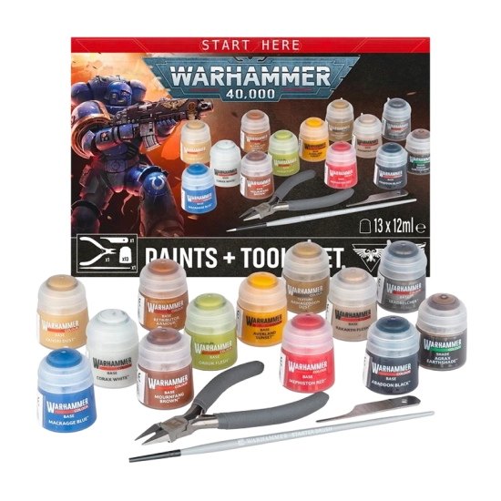 Warhammer 40K Set Colori + Attrezzi Games Workshop | La Taverna del...