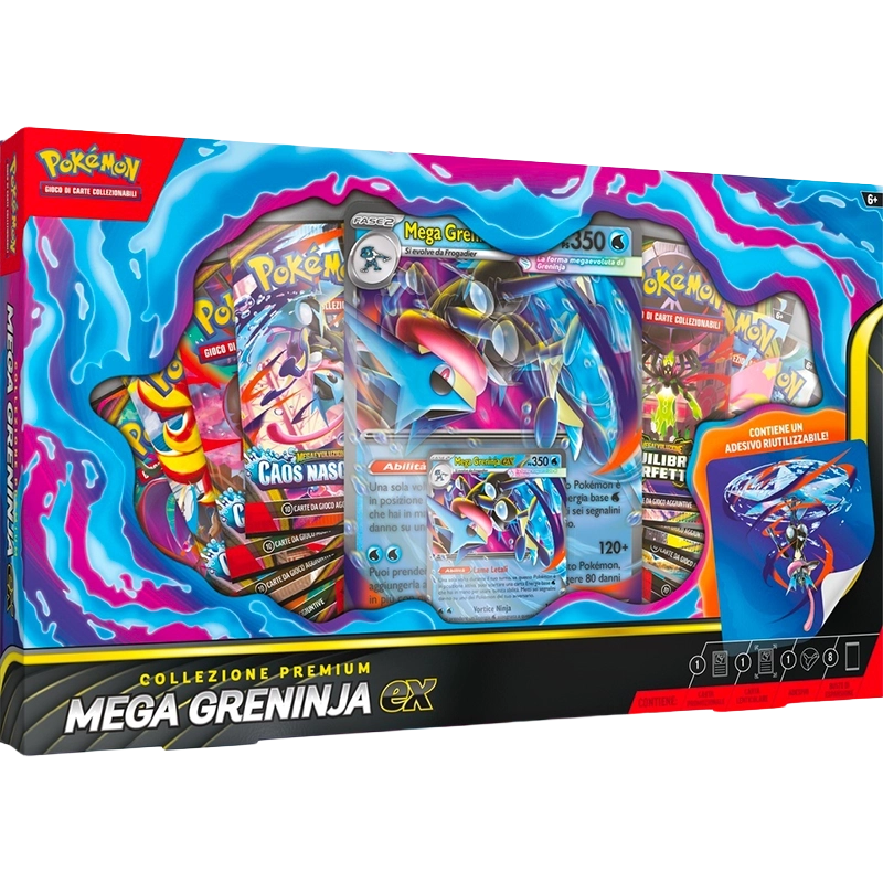 Pokémon - Collezione Premium Mega Greninja EX Pokémon | La Taverna ...