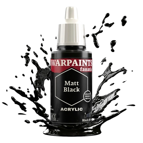 Warpaints Fanatic: Matt Black The Army Painter | La Taverna del Gufo