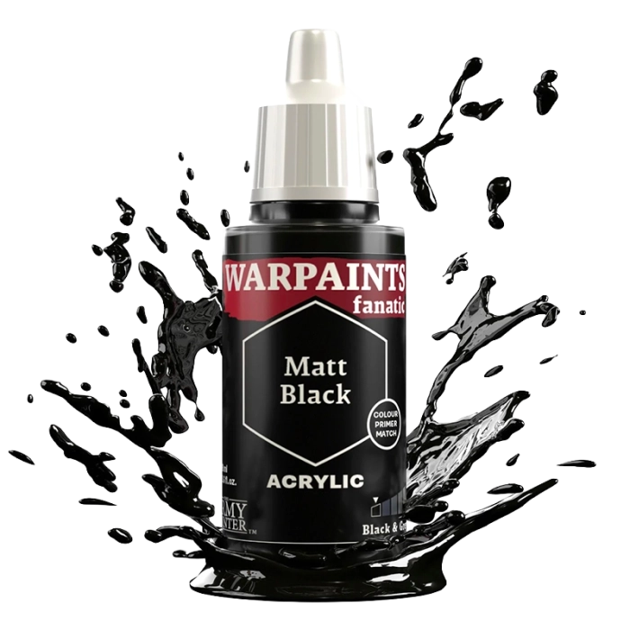 Warpaints Fanatic: Matt Black The Army Painter | La Taverna del Gufo