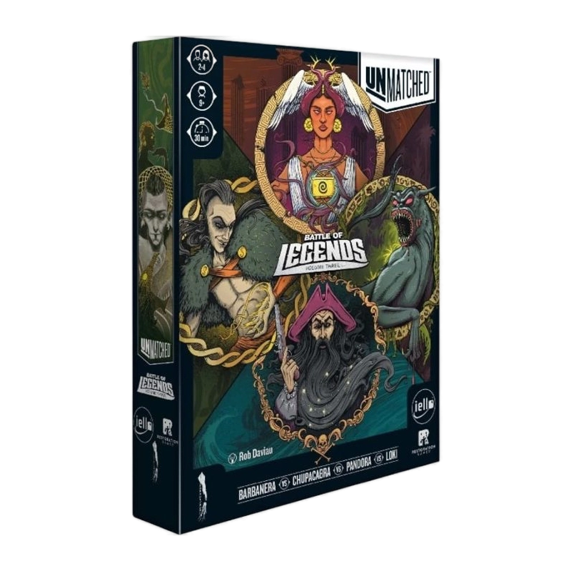 Unmatched - Battle of Legends Volume 3 Giochi da Tavolo Mancalamaro...