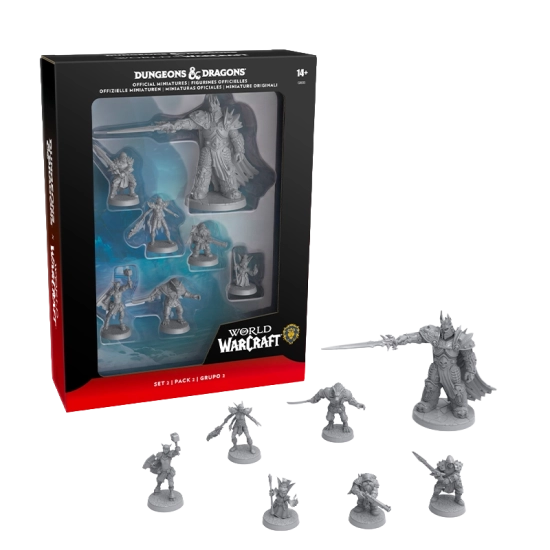D&D Miniature World of Warcraft - The Alliance & The Lich King Wiza...