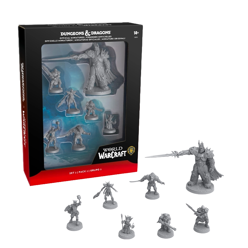 D&D Miniature World of Warcraft - The Alliance & The Lich King Wiza...