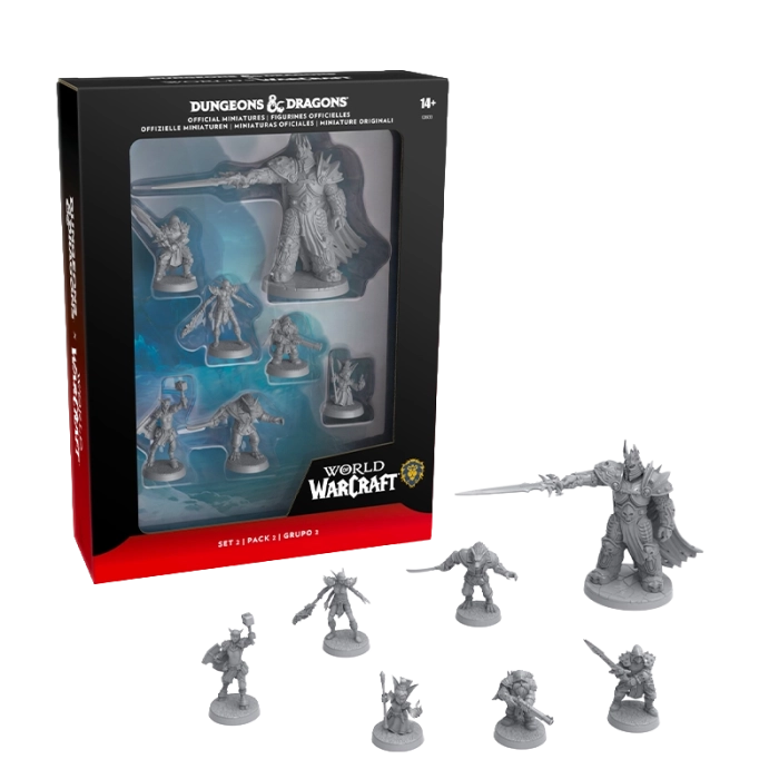 D&D Miniature World of Warcraft - The Alliance & The Lich King Wiza...