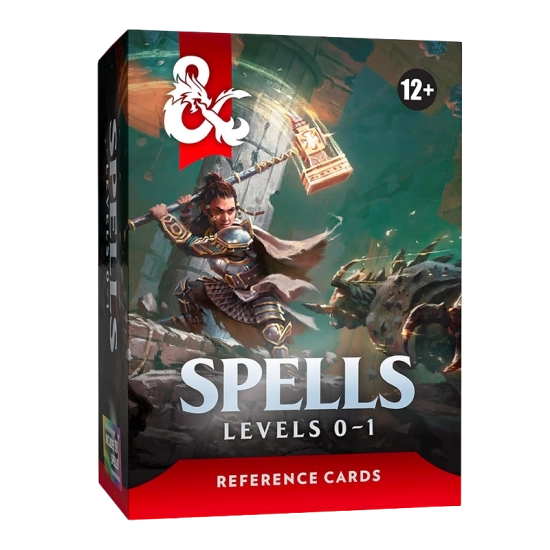 Dungeons & Dragons - Reference Cards - Spells Levels 0-1 Wizard of ...