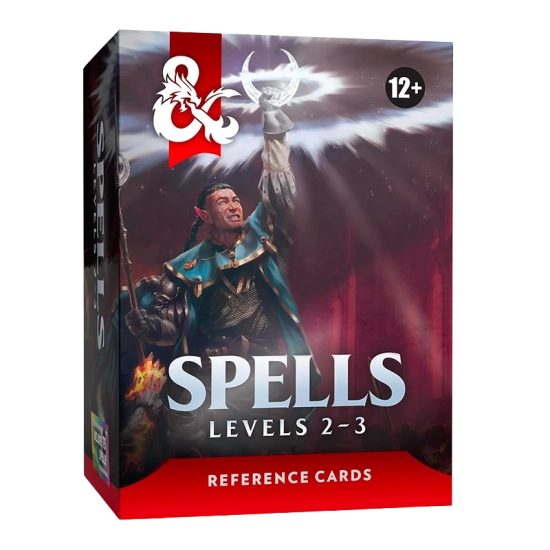Dungeons & Dragons - Reference Cards - Spells Levels 2-3 Wizard of ...