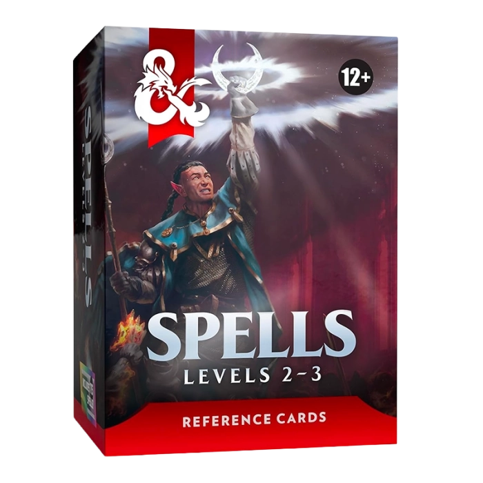 Dungeons & Dragons - Reference Cards - Spells Levels 2-3 Wizard of ...