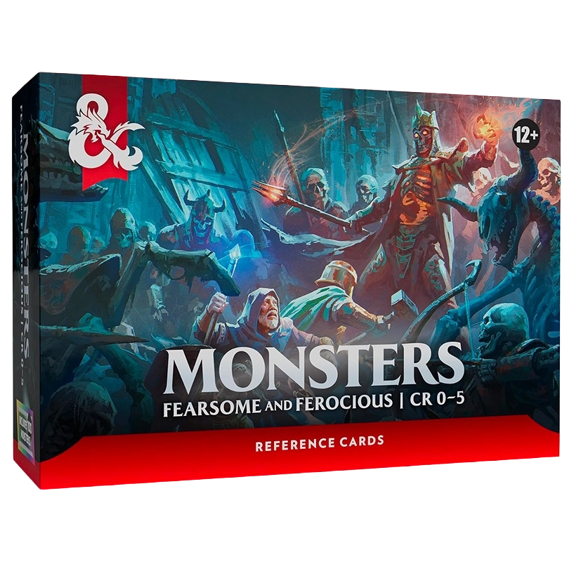 Dungeons & Dragons - Reference Cards - Monsters: Fearsome and Feroc...