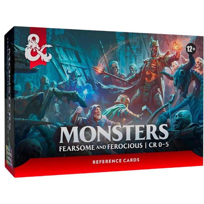 Dungeons & Dragons - Reference Cards - Monsters: Fearsome and Feroc...