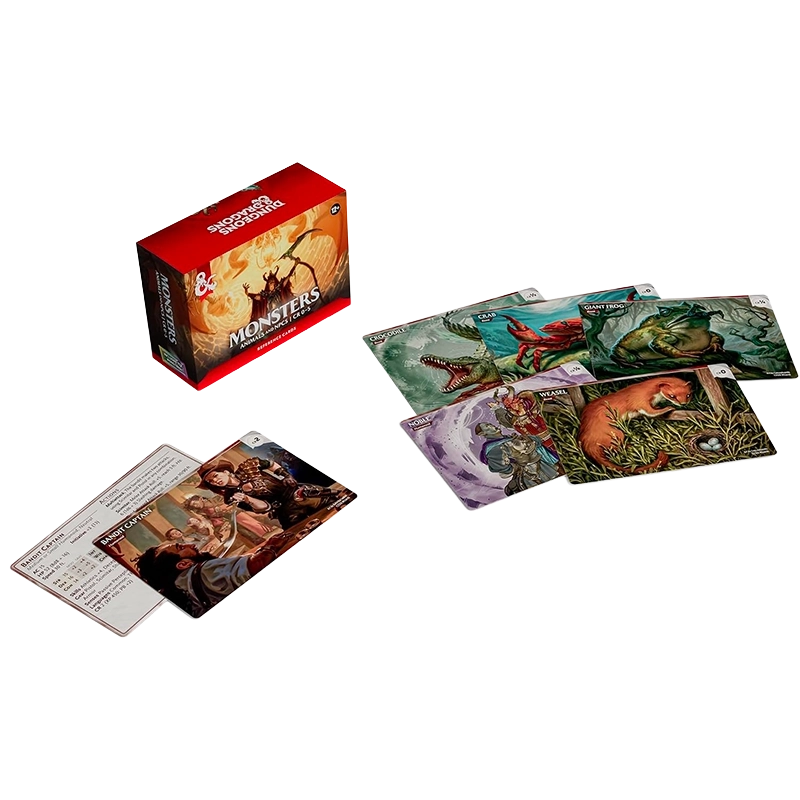 Dungeons & Dragons - Reference Cards - Monsters: Animals and NPCS -...