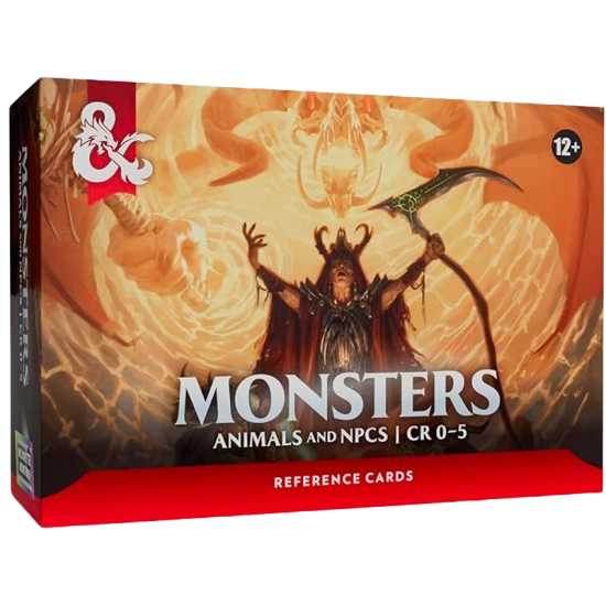 Dungeons & Dragons - Reference Cards - Monsters: Animals and NPCS -...