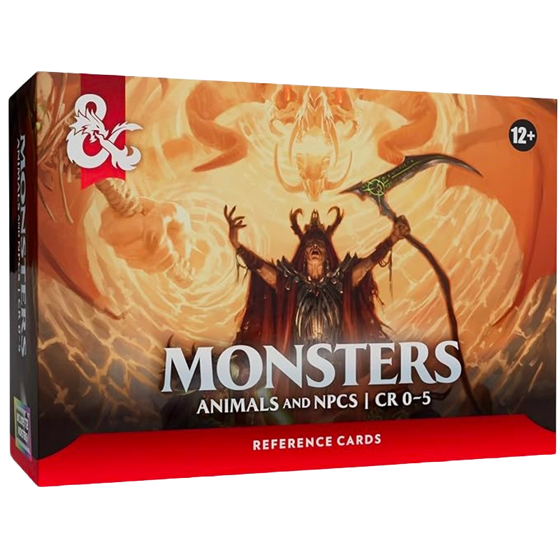 Dungeons & Dragons - Reference Cards - Monsters: Animals and NPCS -...