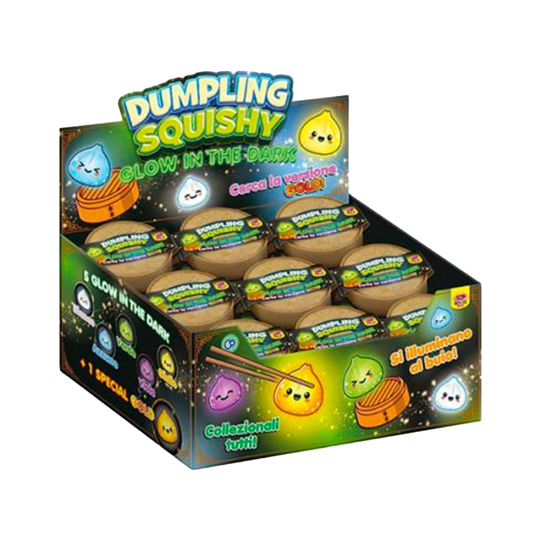 Dumpling Squishy: Glow in the Dark 1pz  | La Taverna del Gufo