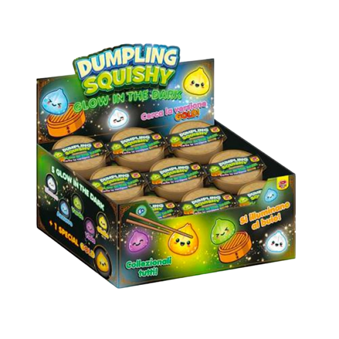 Dumpling Squishy: Glow in the Dark 1pz  | La Taverna del Gufo