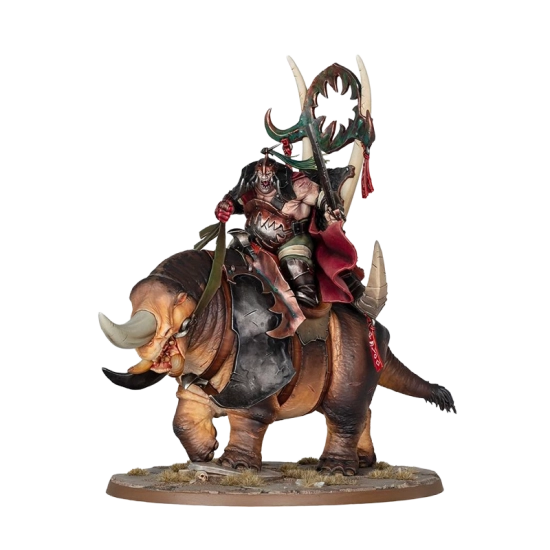 Ogor Mawtribes - Morga the Mighty - Overtyrant / Tyrant on Glutthor...